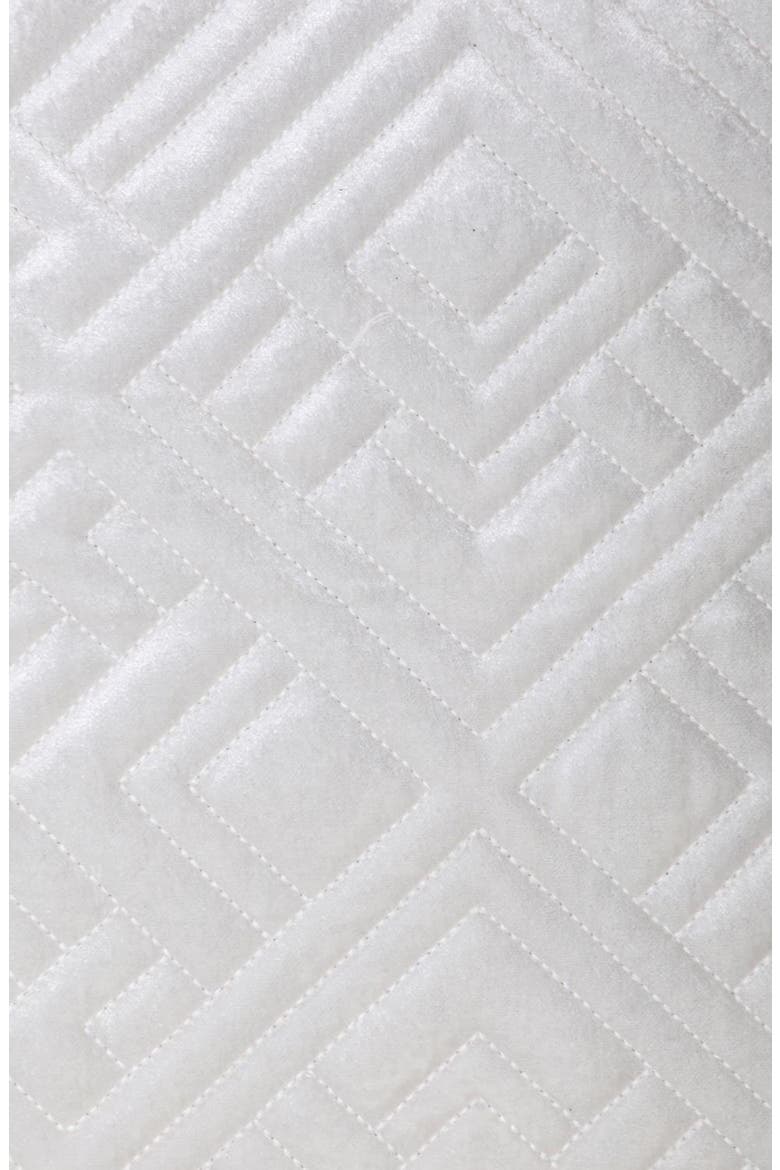 Tufted Velvet Throw Pillow, Alternate, color, WHITE