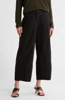Eileen Fisher Crop Hemp Wide Leg Pants
