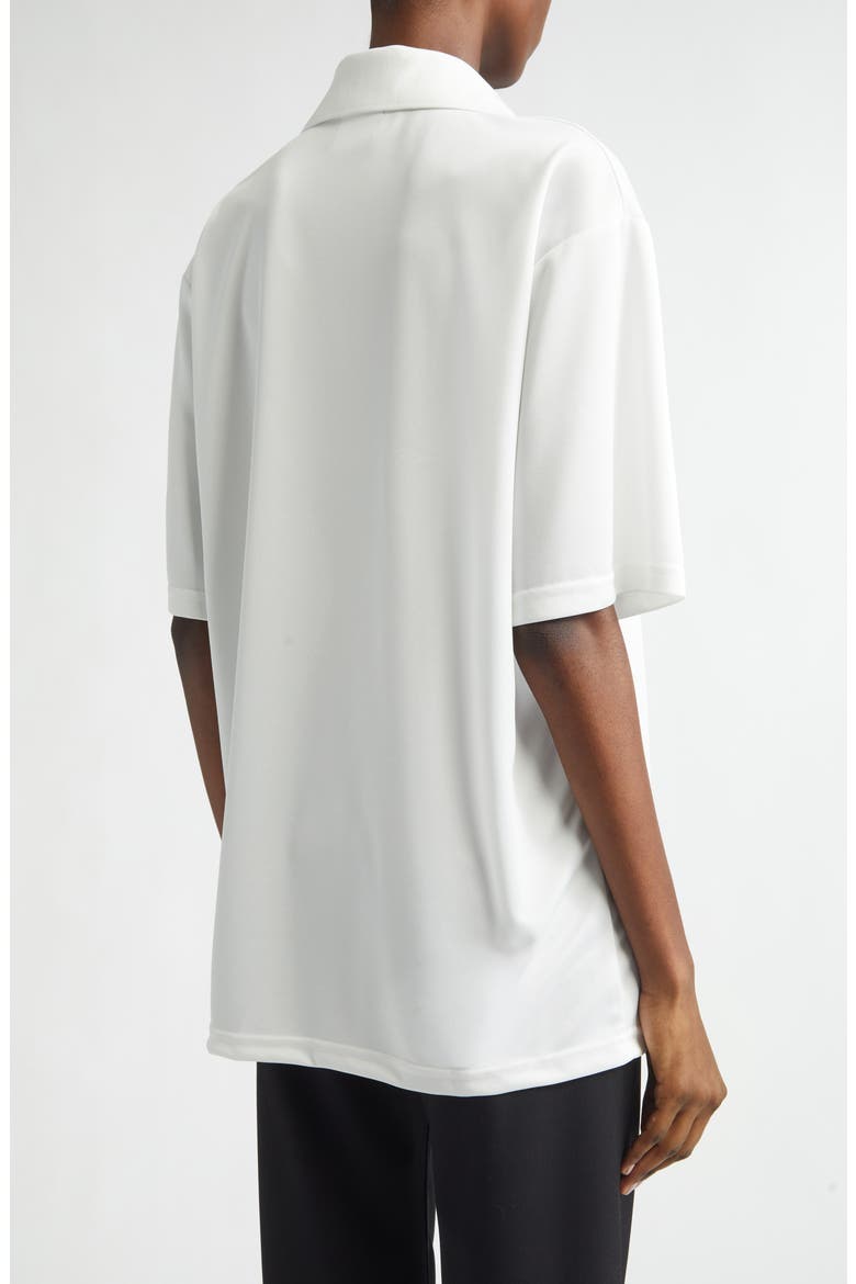 Sports Oversize Logo Polo, Alternate, color, HERITAGE WHITE/ HERITAGE WHITE