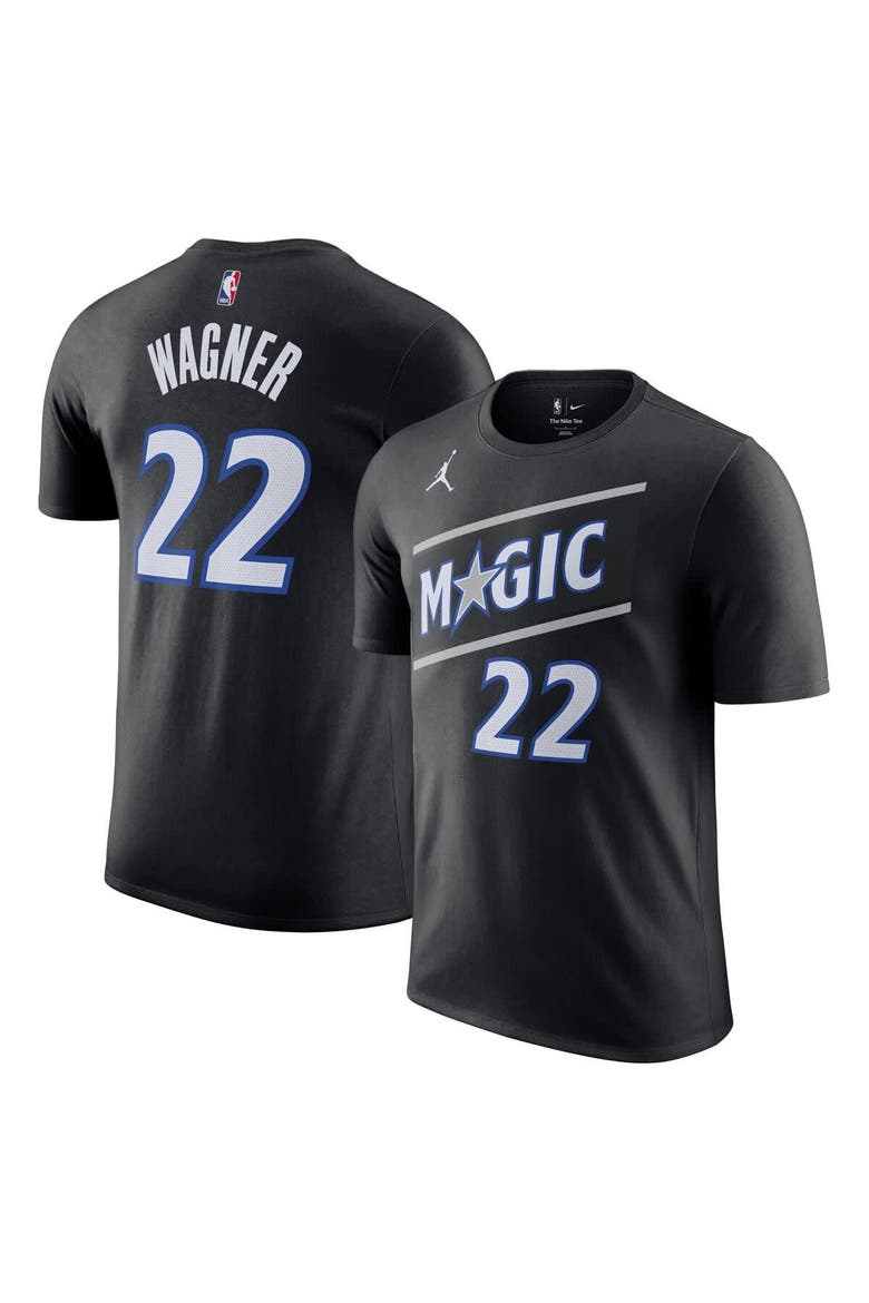 Unisex Jordan Brand Franz Wagner Black Orlando Magic Name & Number T-Shirt - Statement Edition, Main, color, Black