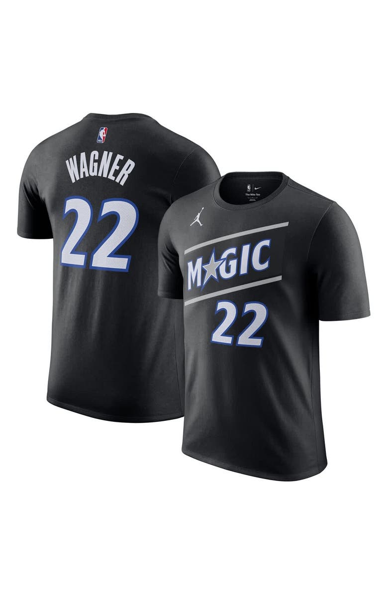 Jordan Brand Unisex Jordan Brand Franz Wagner Black Orlando Magic Name & Number T-Shirt - Statement Edition, Main, color, Black