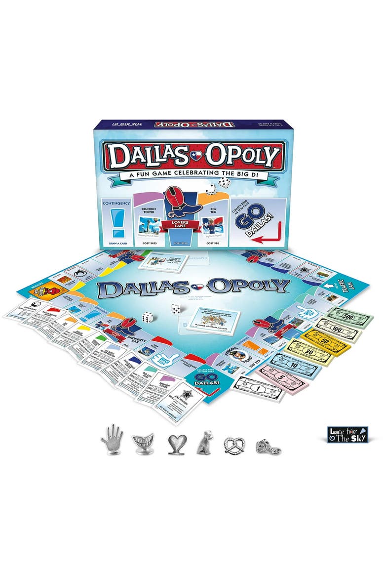 Dallasopoly, Board Game, Alternate, color, Multicolored