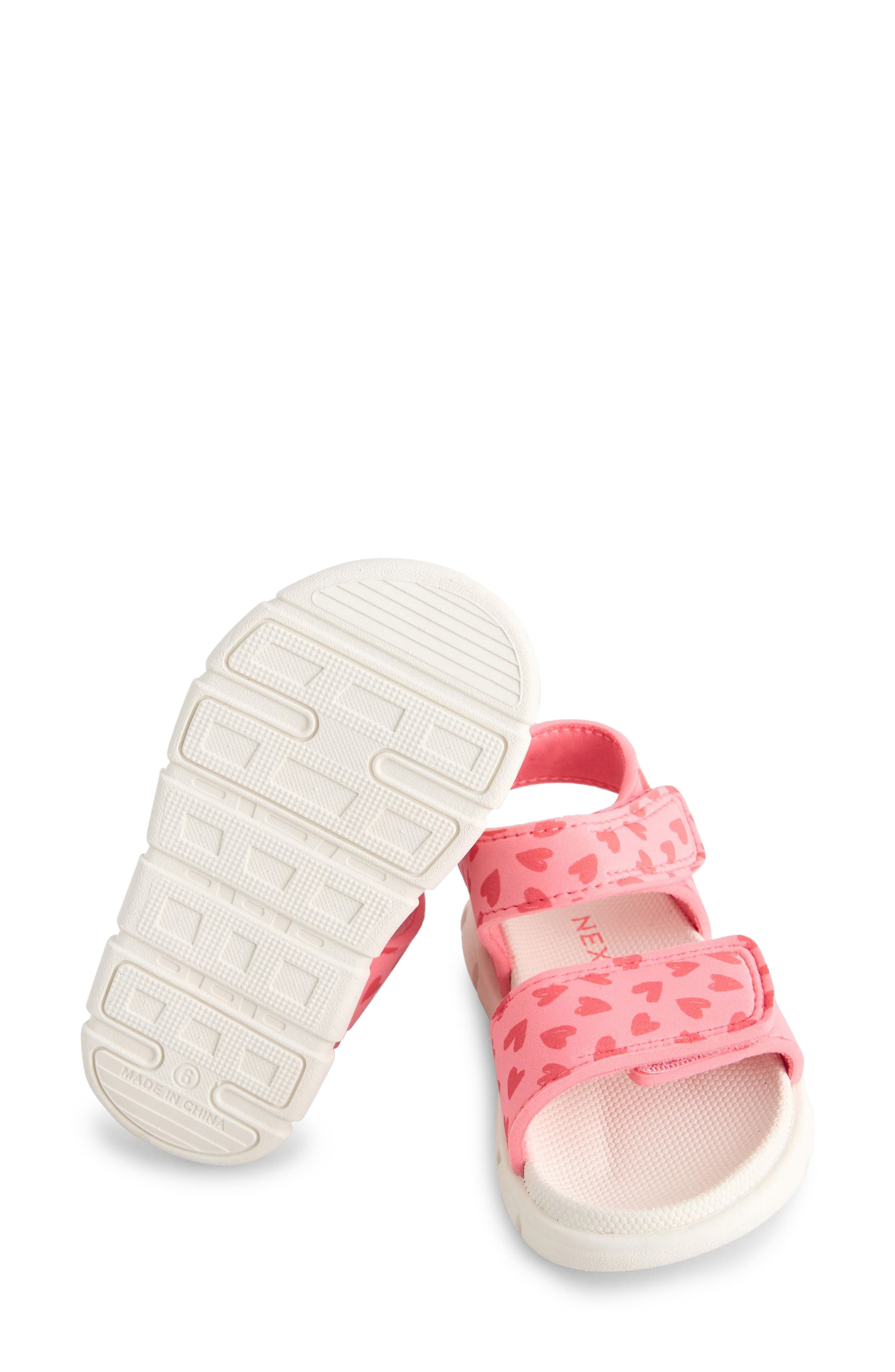 NEXT Kids' Print Adjustable Sandal, Alternate, color, Pink Multi