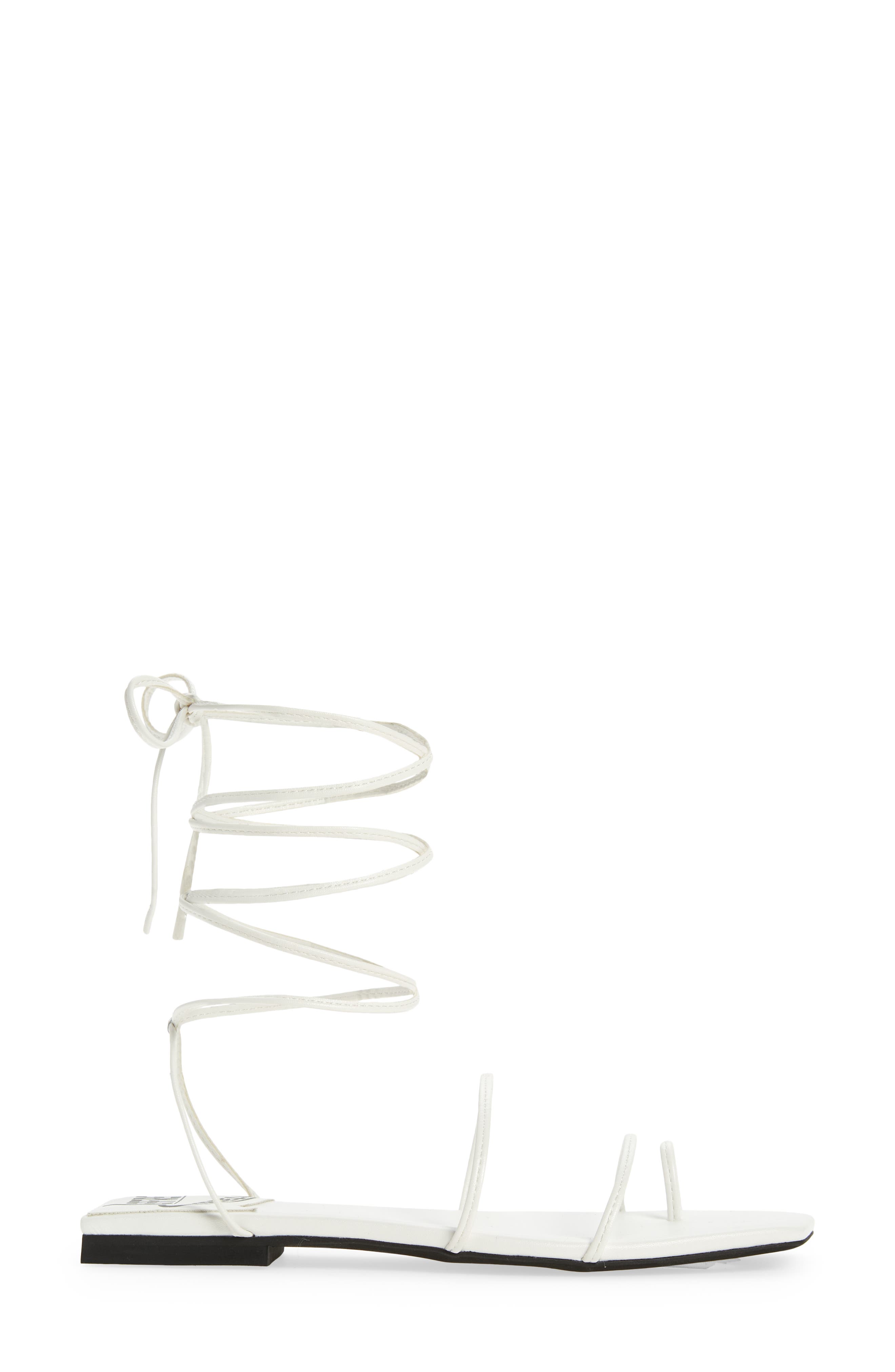 Primma Lace-Up Sandal, Alternate, color, WHITE