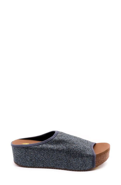 Volatile Festina Platform Slide Sandal In Navy