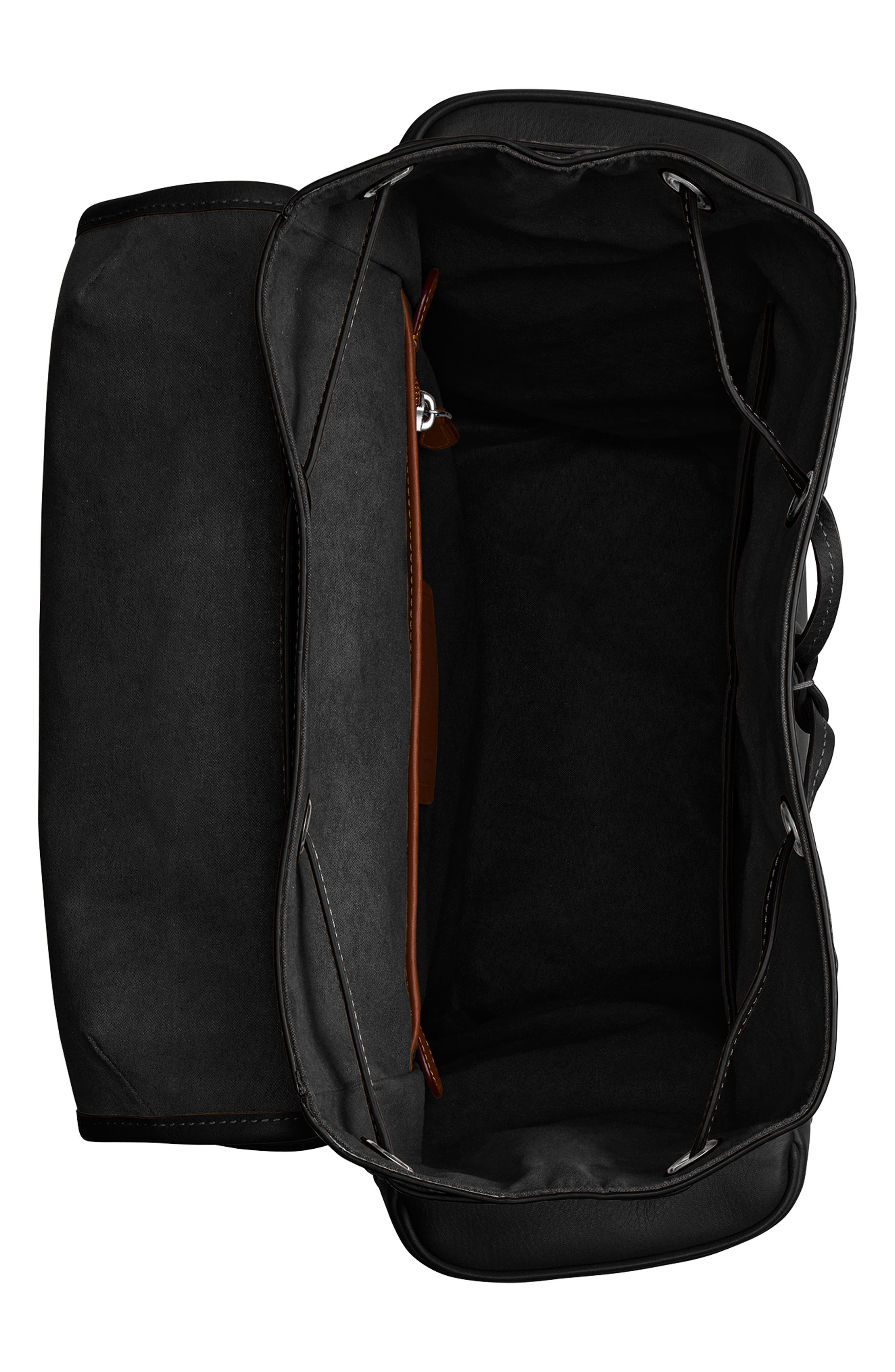 COACH Hitch Leather Backpack, Alternate, color, 