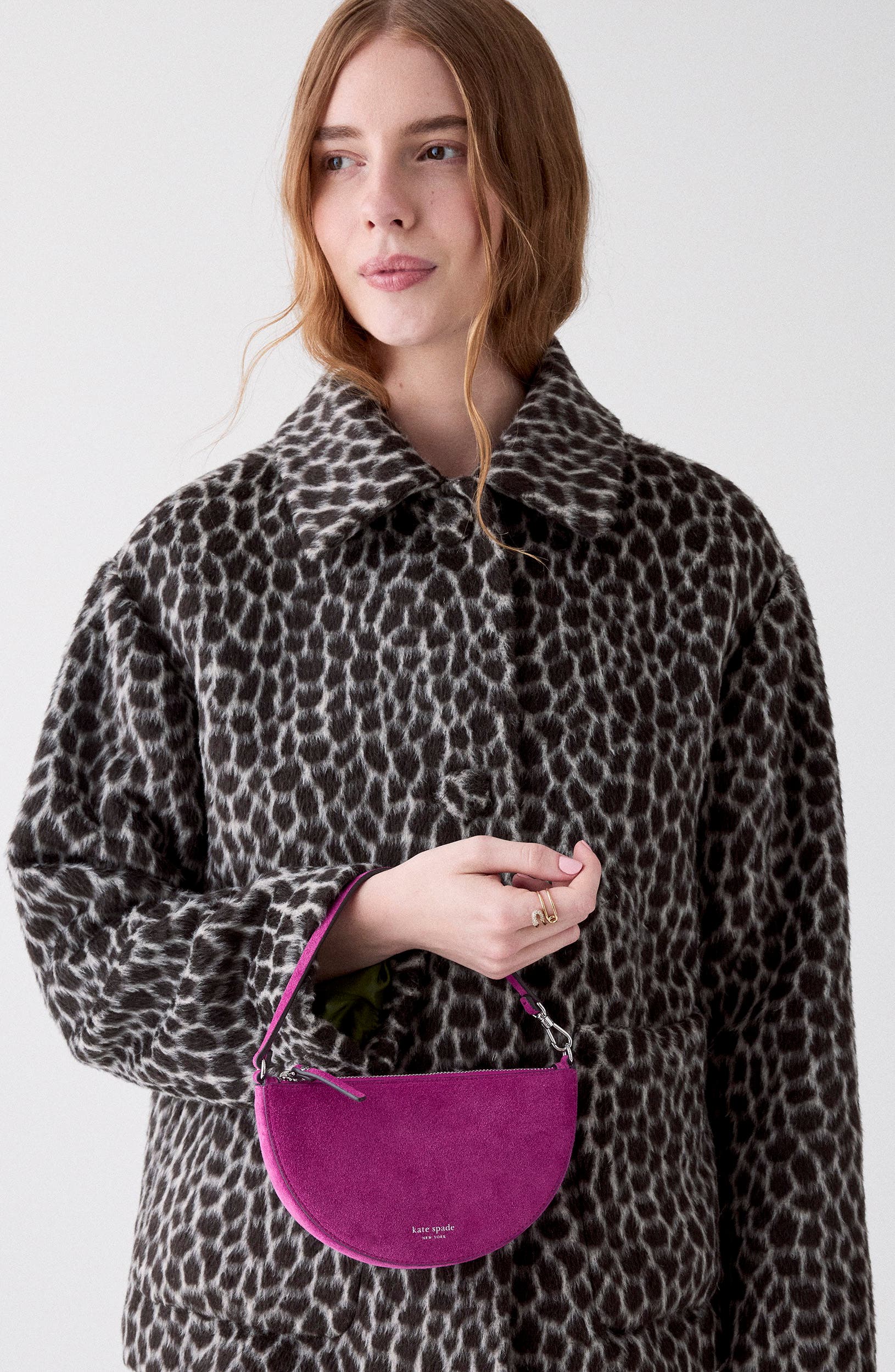 Wink Suede Wristlet, Alternate, color, BEET