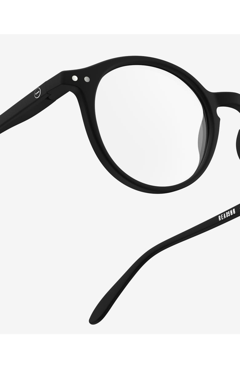 IZIPIZI #D 48mm Pantos Reading Glasses, Alternate, color, Black