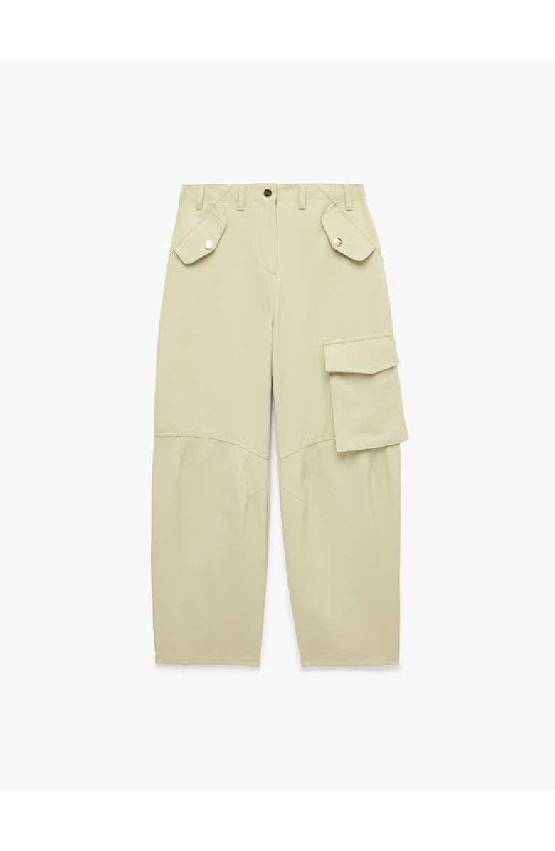 Koton Relaxed Fit Cotton Cargo Trousers, Alternate, color, Khaki