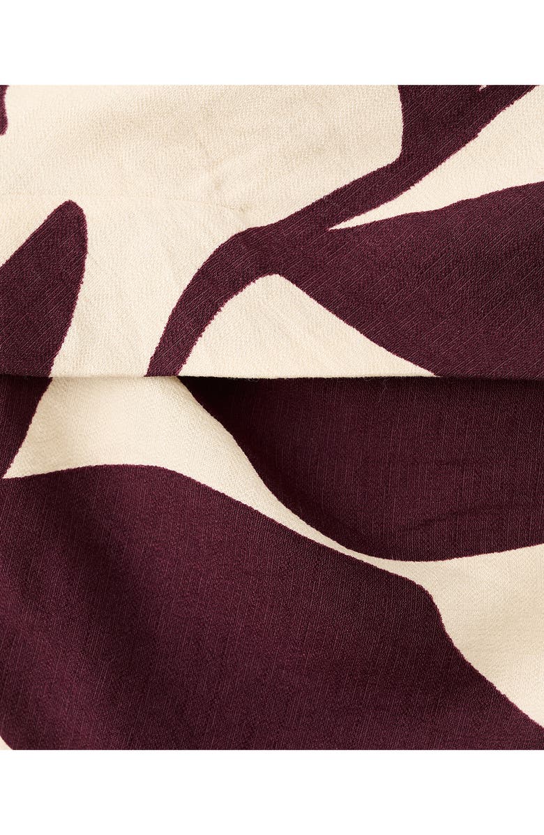 MANGO Print Strapless Wide Leg Jumpsuit, Alternate, color, 