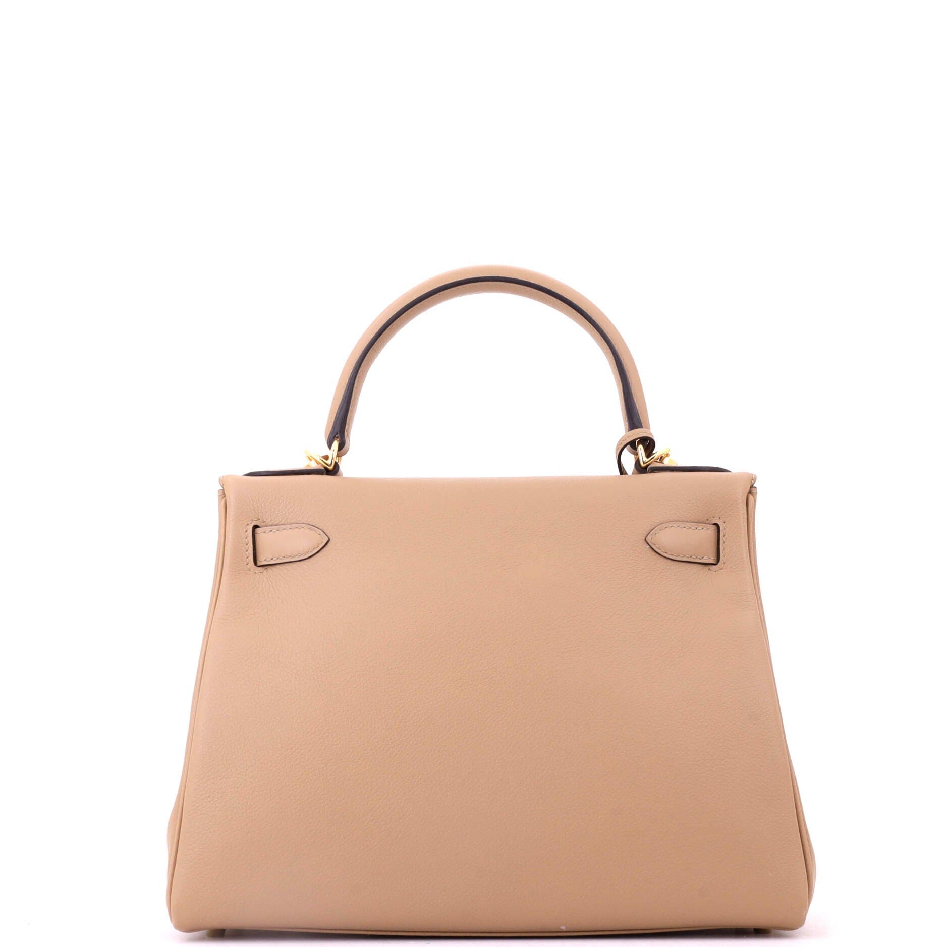 Kelly Handbag Brown Evercolor with Gold Hardware 28, Alternate, color, Beige