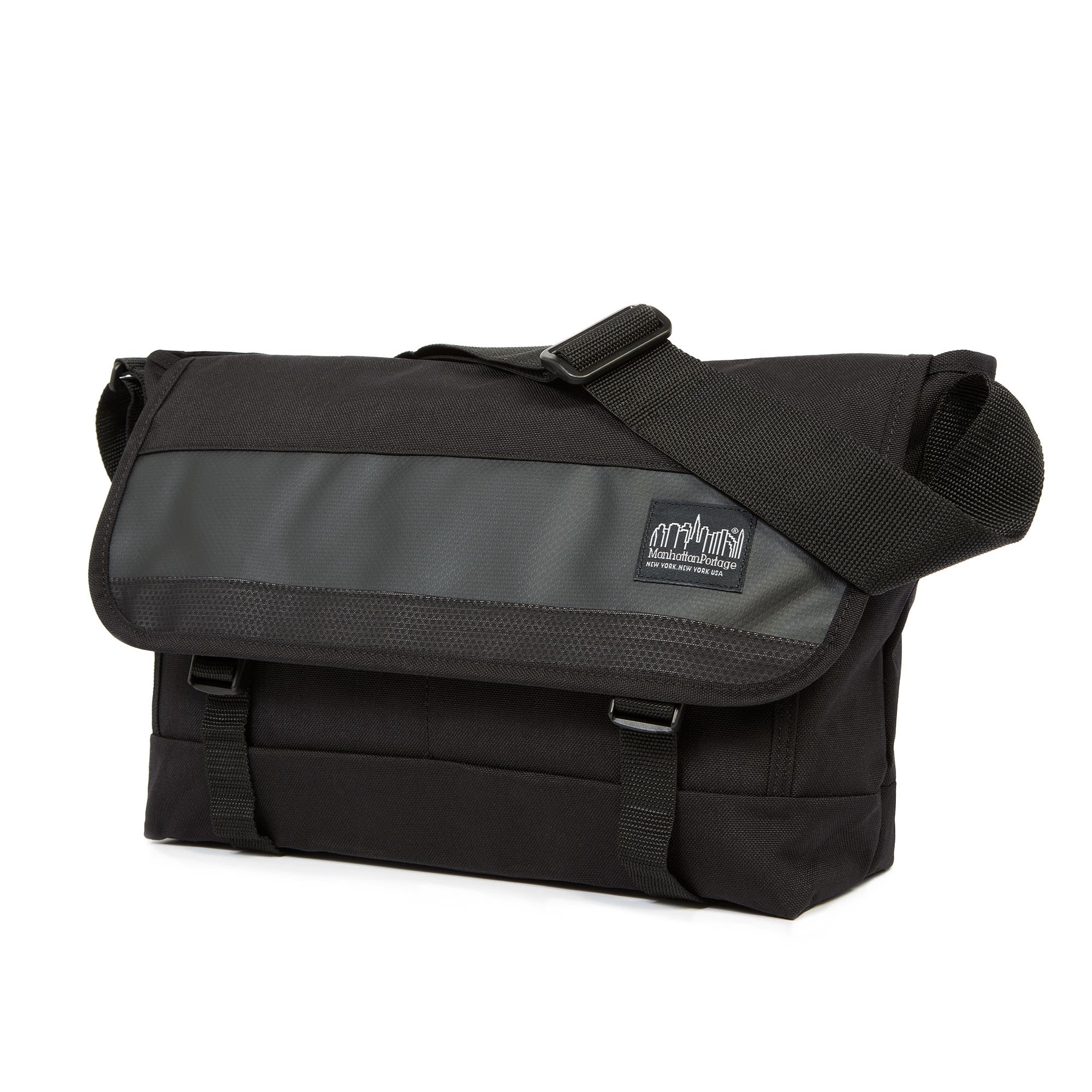 Manhattan Portage Hell's Kitchen Messenger Bag, Alternate, color, Black