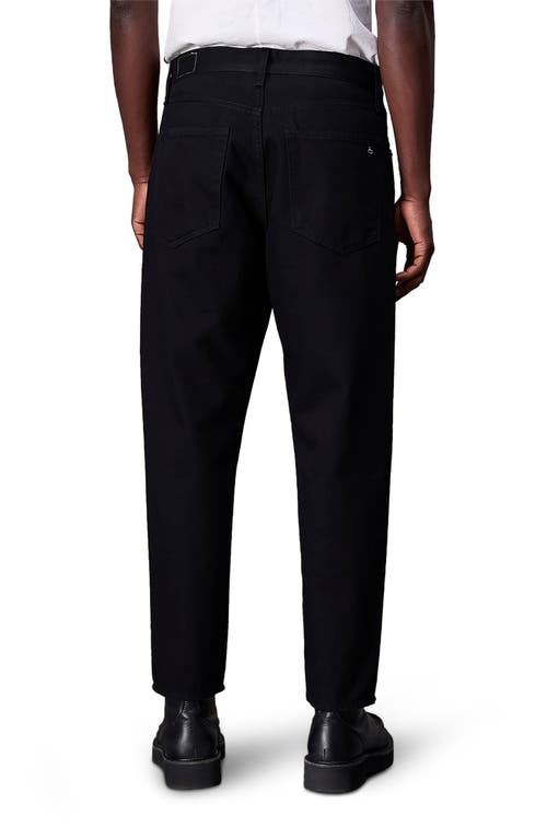 Rag & Bone Tapered Leg Jeans In Black