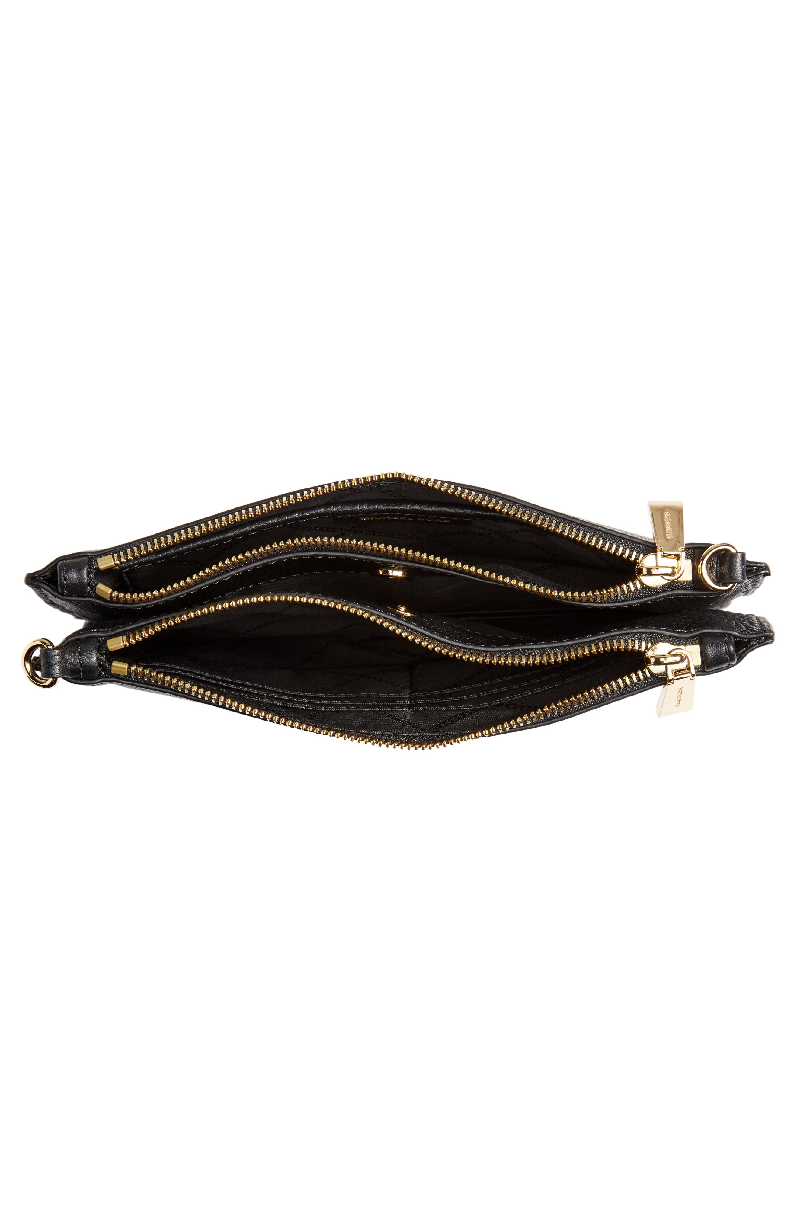 MICHAEL Michael Kors Leather Double Pouch Crossbody Bag, Alternate, color, 