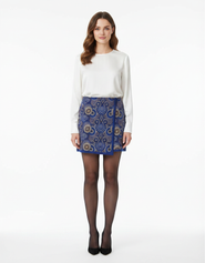 KAHINDO Praia Ornate Jacquard Skirt