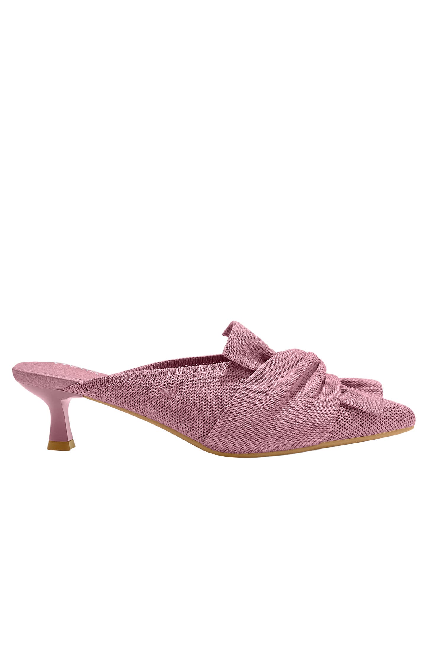 Samira Pointed-Toe Bow Sandals, Alternate, color, Mauve