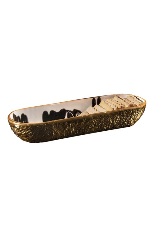 Lunares Bianco Nero Cracker Tray In White