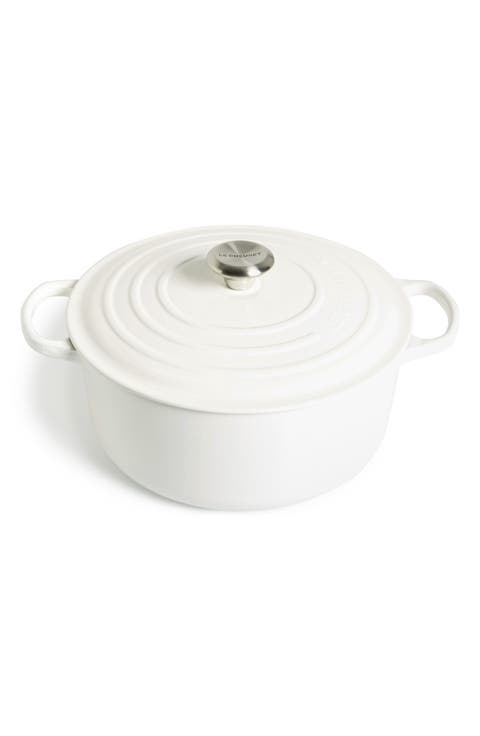 Signature 7.25-Quart Round Enamel Cast Iron Dutch Oven
