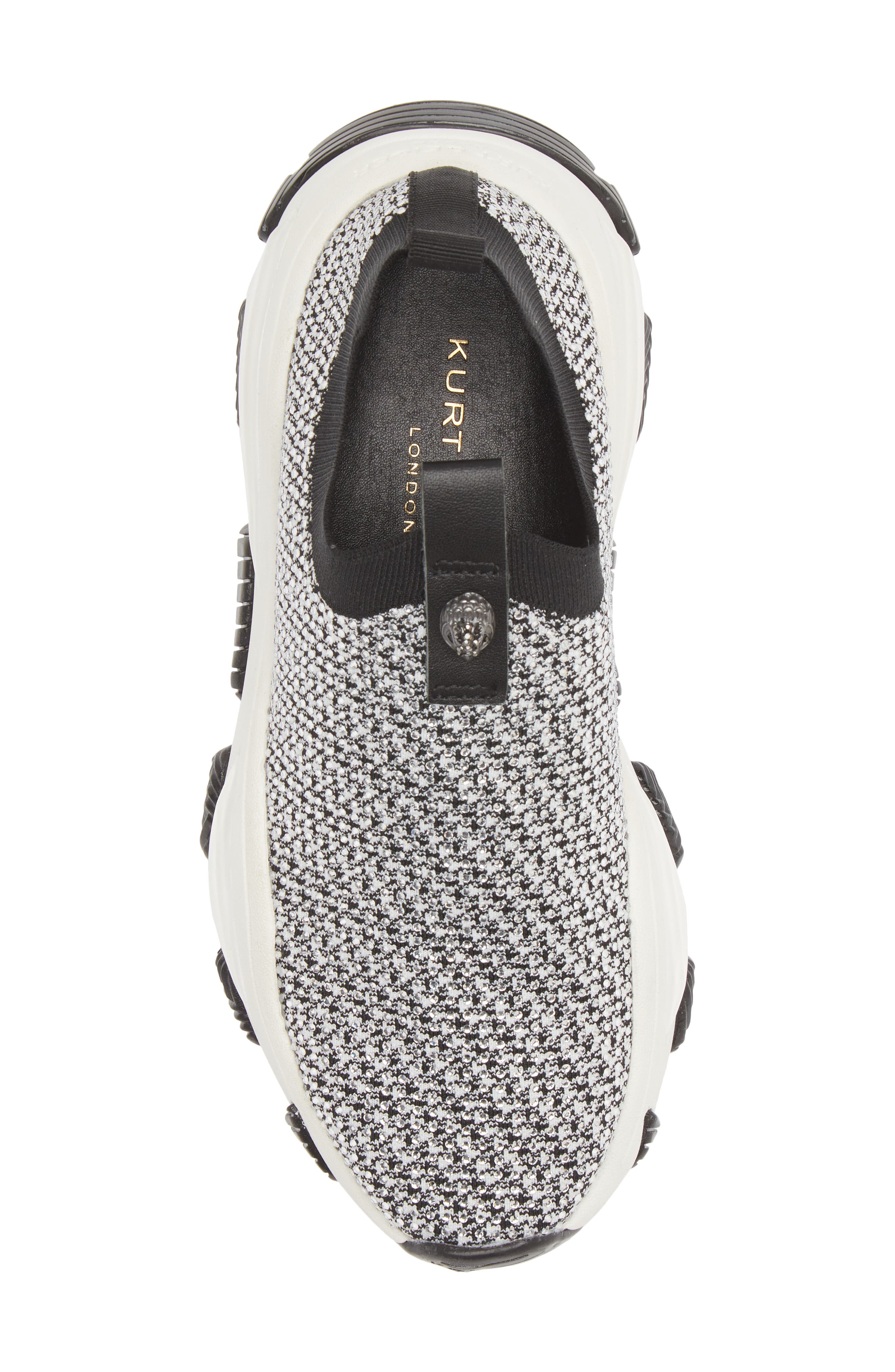 Kurt Geiger London Lettie Crystal Knit Sneaker, Alternate, color, 