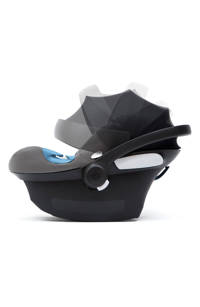 CYBEX Aton M SensorSafe<sup>™</sup> Infant Car Seat & SafeLock<sup>™</sup> Base, Alternate, color, Pepper Black