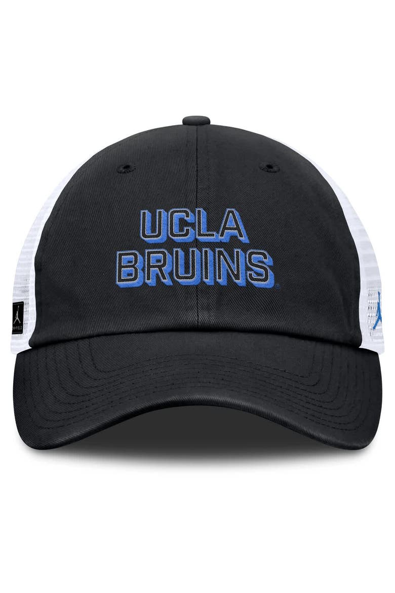 Men's Jordan Brand Black UCLA Bruins 2025 Gameday On-Field Club Adjustable Trucker Hat, Alternate, color, Black