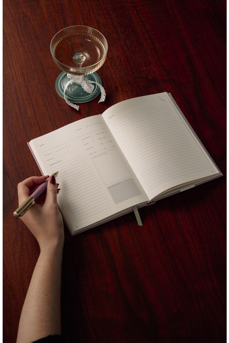 The Vineyard Recipe Journal, Alternate, color, LIGHT/ PASTEL PURPLE