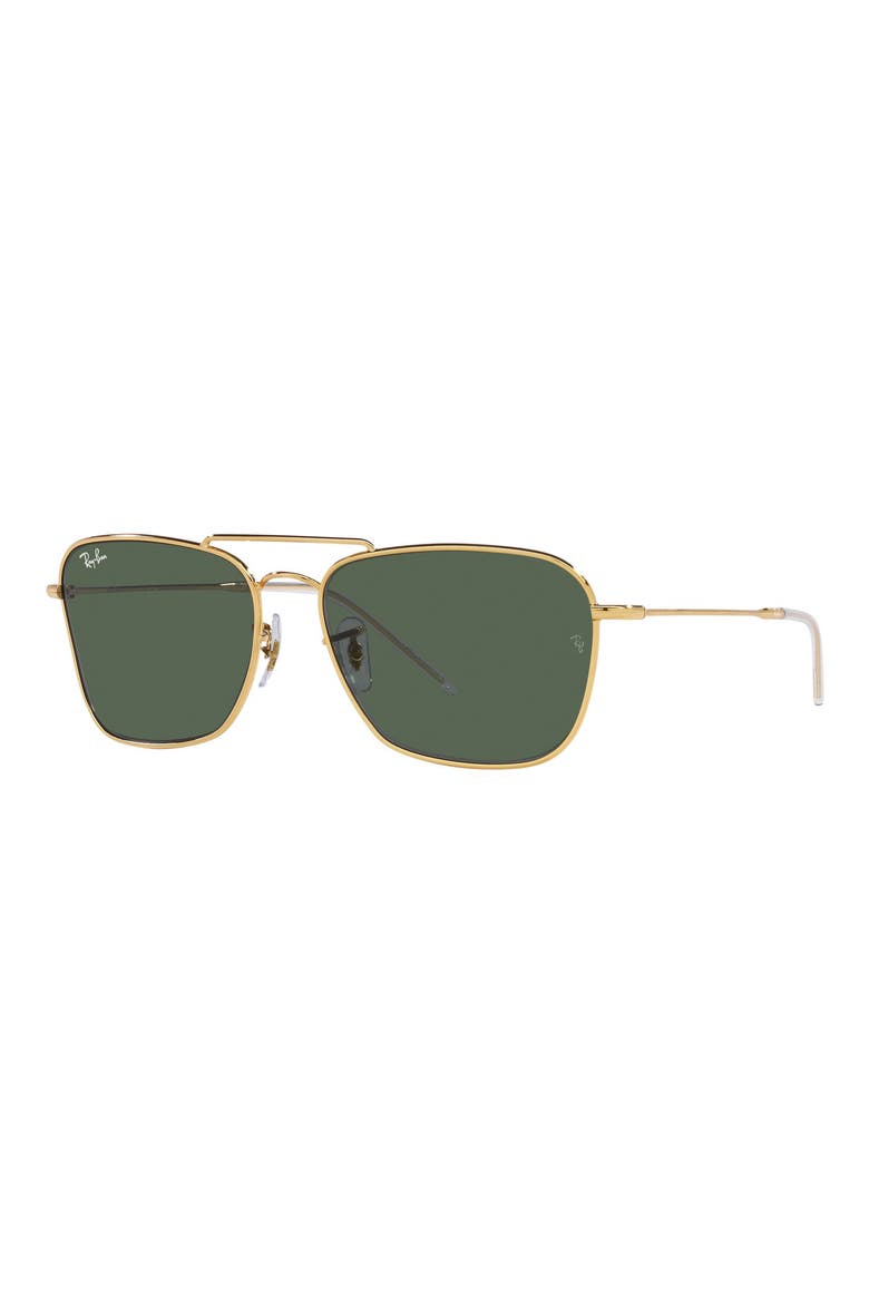Caravan Reverse 58mm Square Sunglasses, Alternate, color, ARISTA