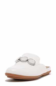 FitFlop Gracie Bead Link Leather Mule Loafer