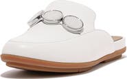 FitFlop Gracie Bead Link Leather Mule Loafer