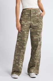 BP. Twill Wide Leg Cargo Pants