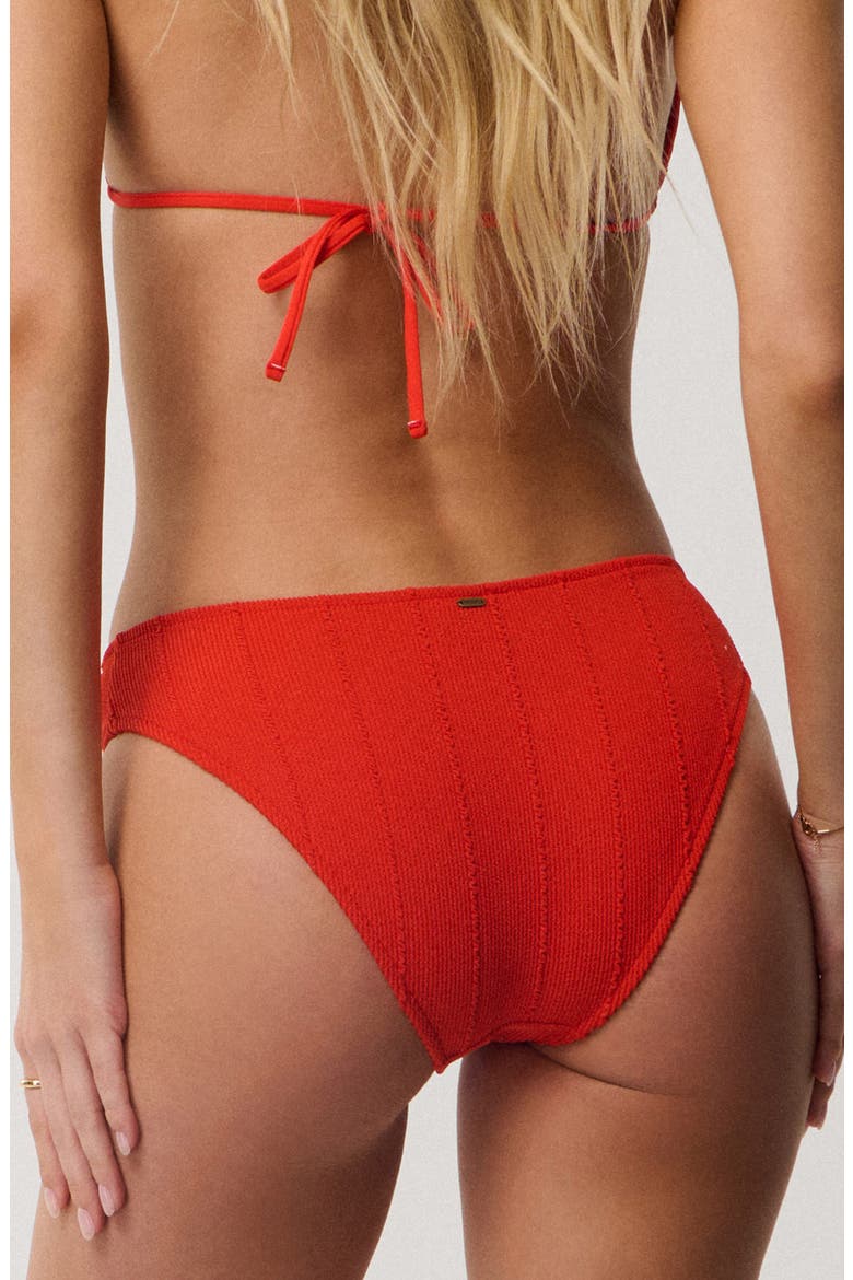 Vibe Surf Good Hipster Bikini Bottoms, Alternate, color, RED