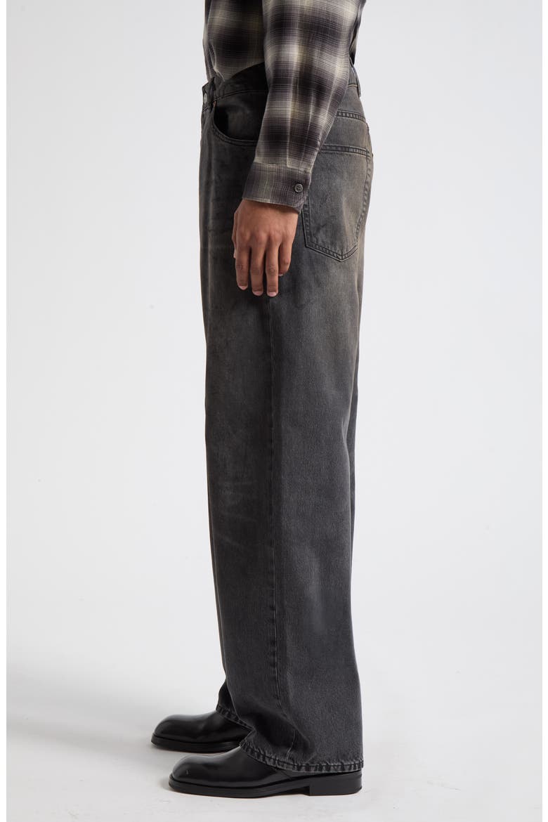 Vast Cut Wide Leg Jeans, Alternate, color, CAR REPAIR WASH