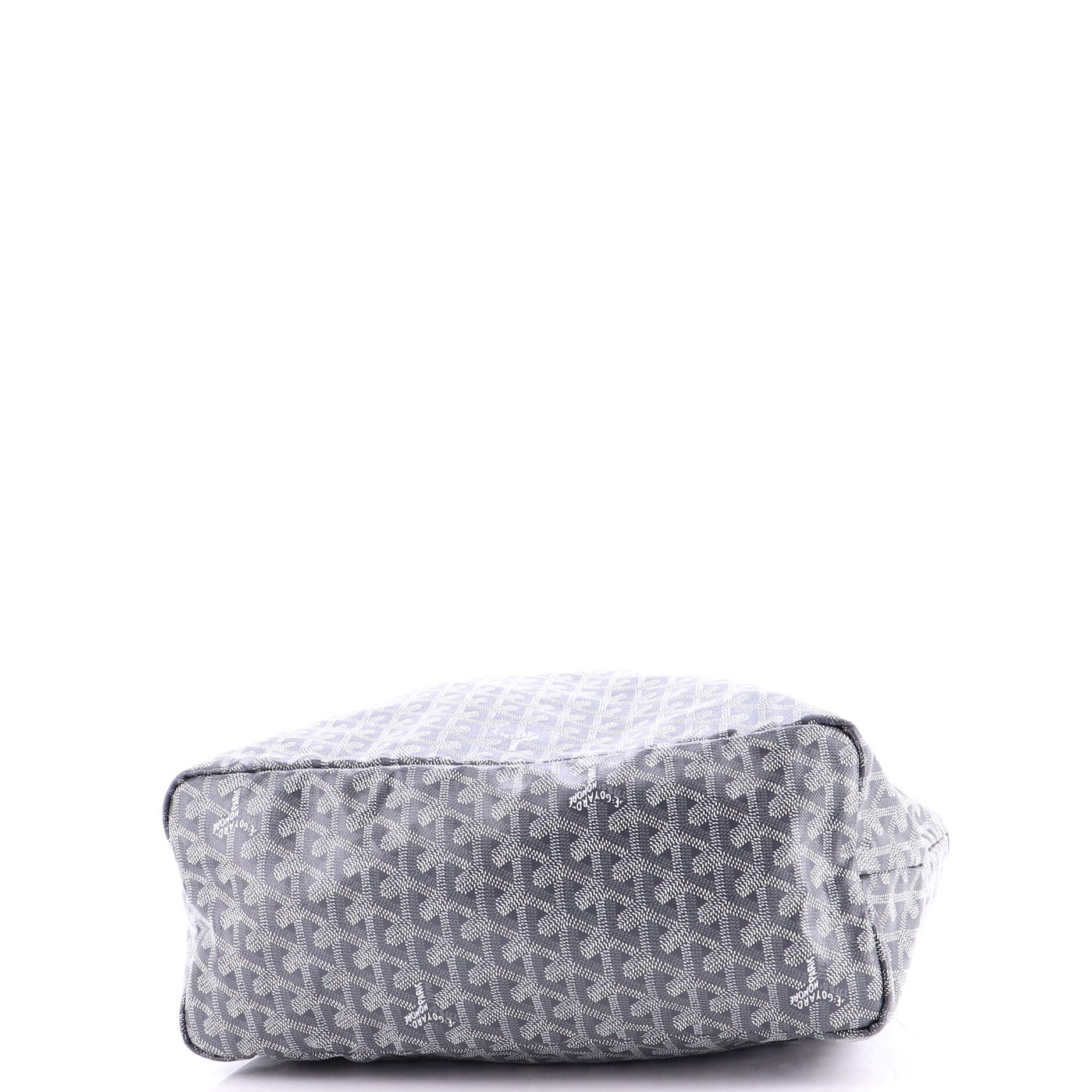 Pre-Owned Goyard Saint Louis Tote Coated Canvas PM, Alternate, color, Gray