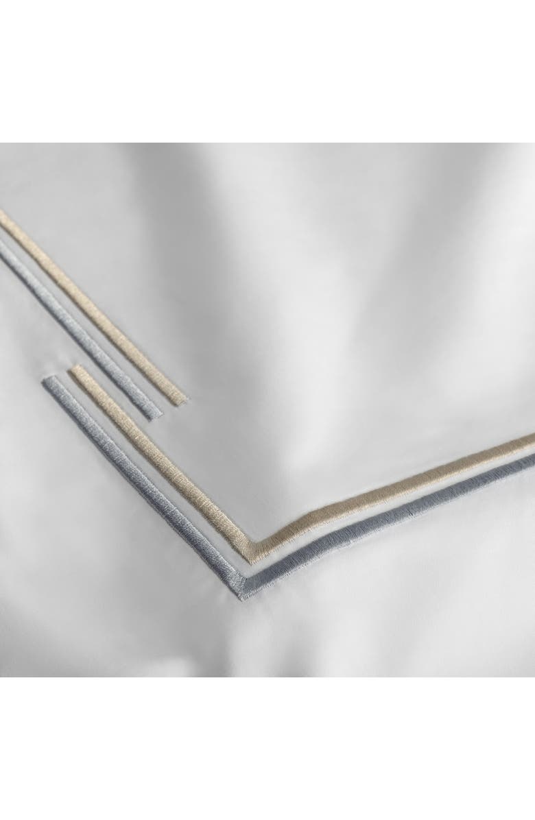 Togas Metalisi Embroidery pillowcase, Alternate, color, White