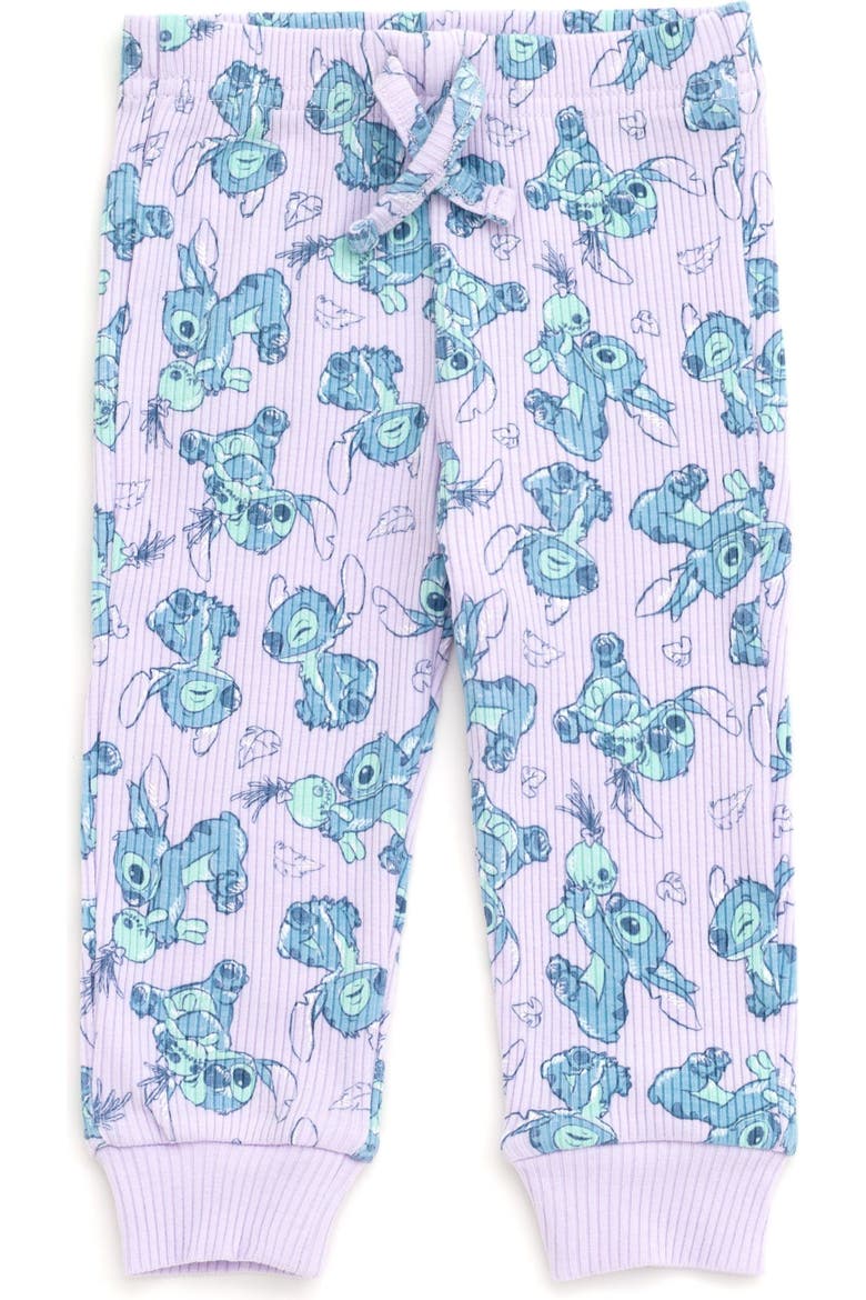 Lilo & Stitch 3-Piece Bodysuit and Pants Set, Alternate, color, Stitch Lilac