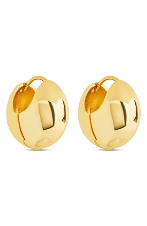 Verona Micro Chunky Hoop Earrings