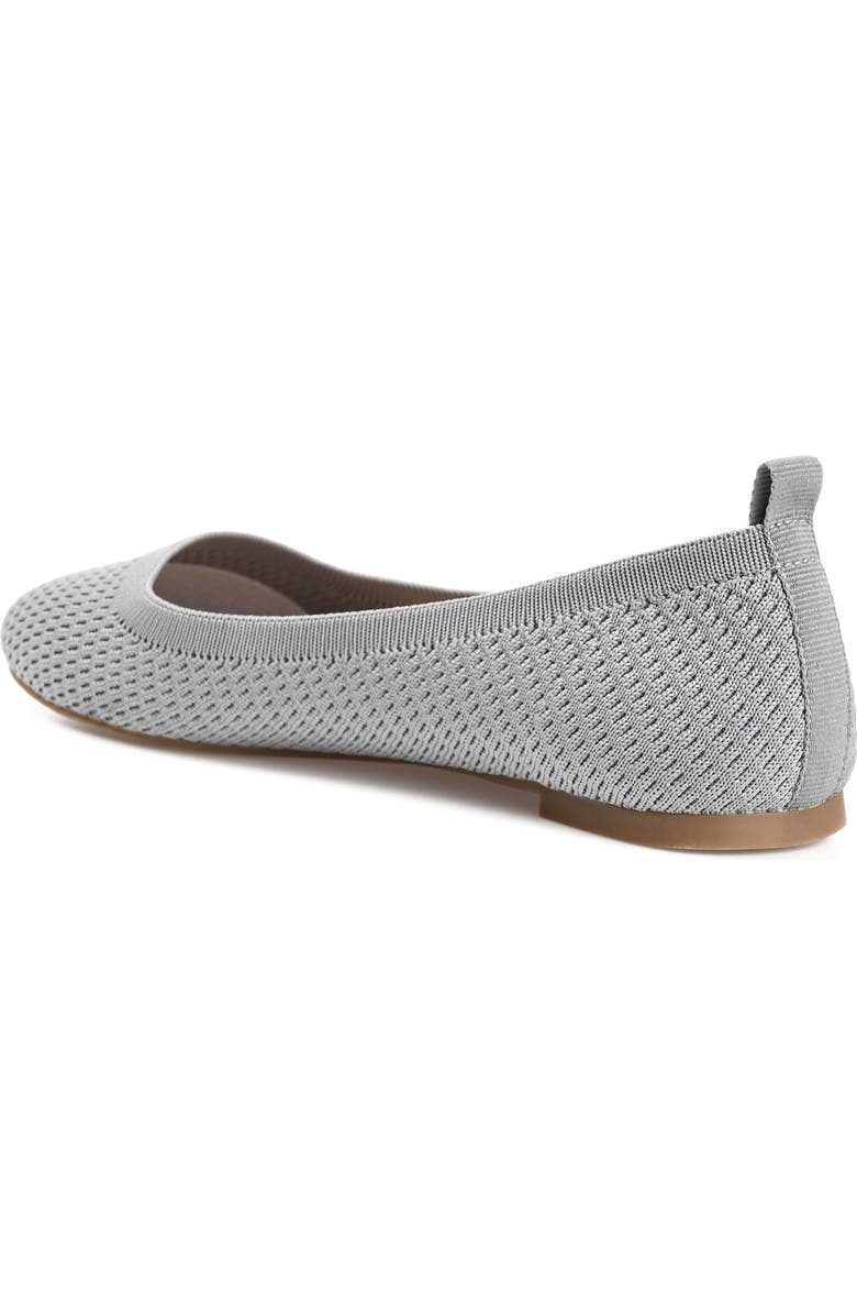 Journee Collection Maryann Knit Flat - Narrow Width, Alternate, color, Grey