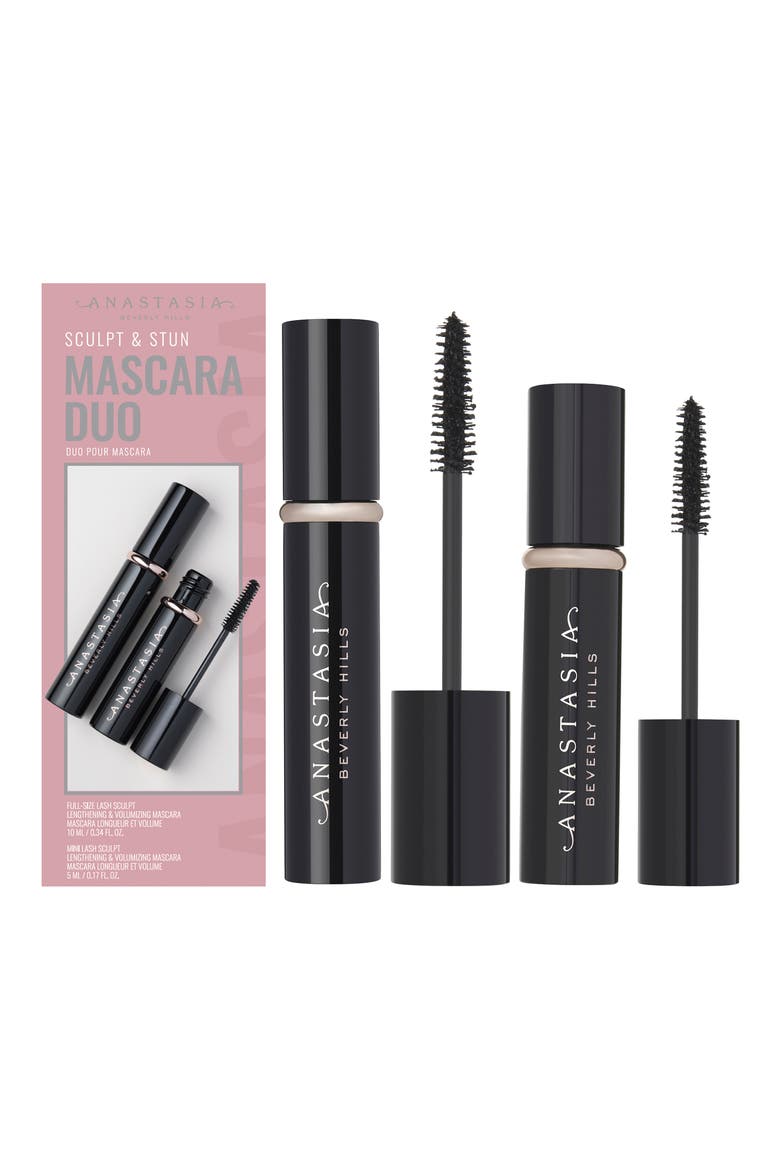Sculpt & Stun Mascara Duo $40 Value, Main, color, BLACK