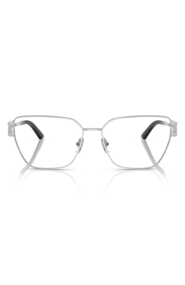 Versace 55mm Pillow Optical Glasses, Main, color,