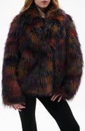 AZALEA WANG Remme Faux Fur Coat