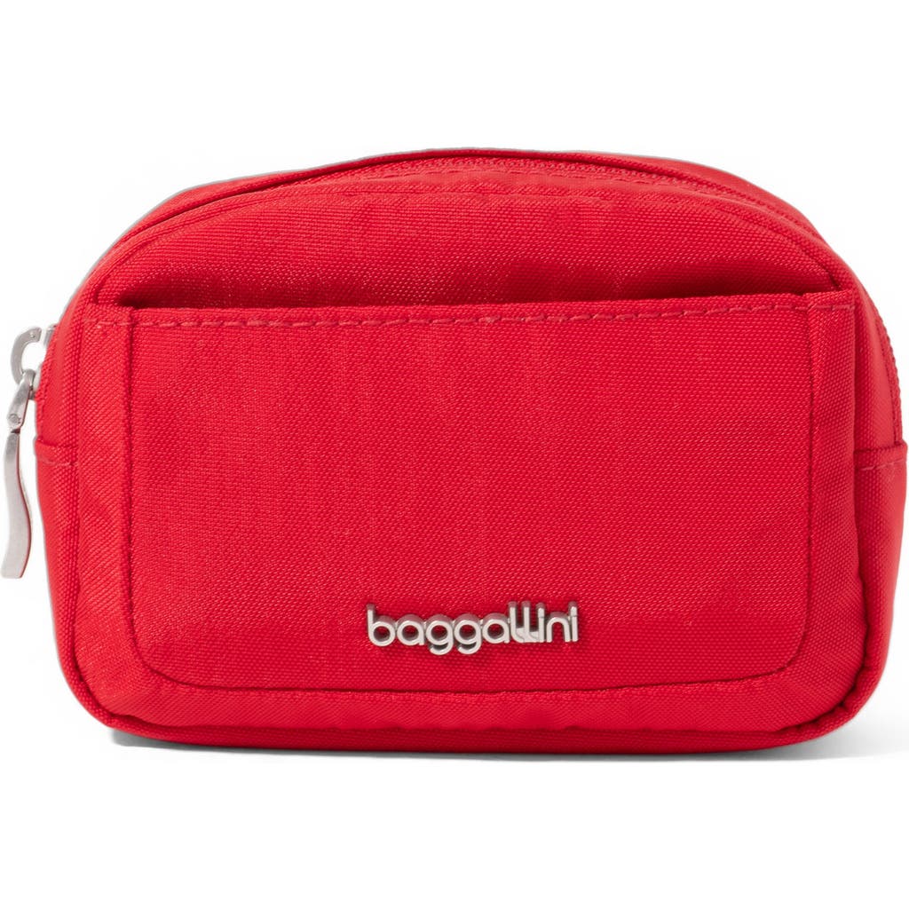 Baggallini Mini Pocket Cosmetic Bag In Red