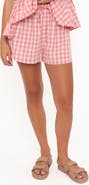 Petal & Pup Rory Gingham Cotton Shorts