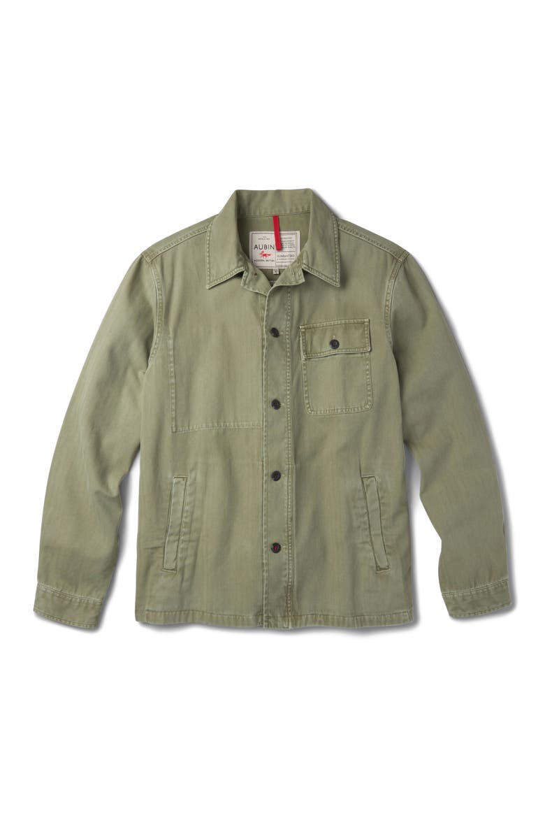 Dowse Long Sleeve Relaxed Worker Jacket, Alternate, color, Khaki