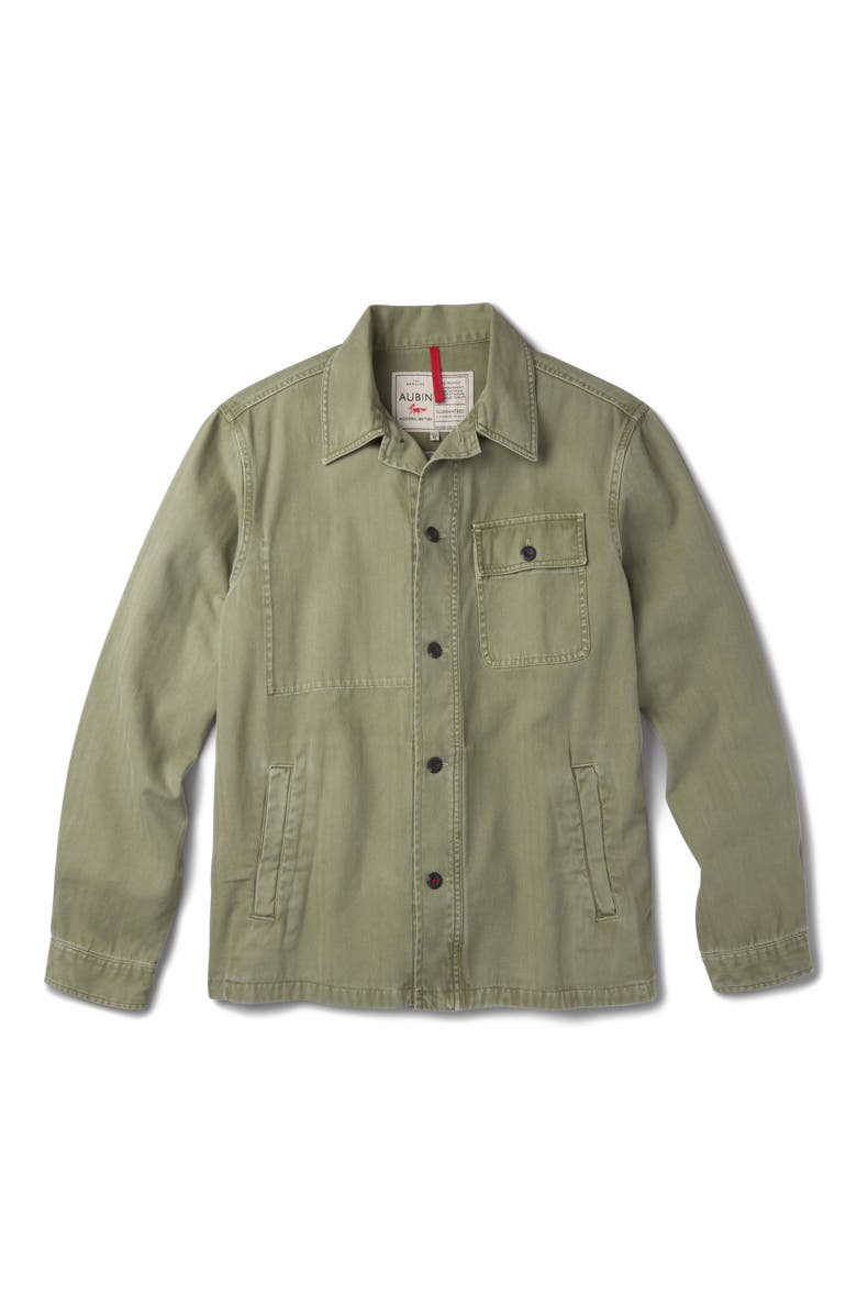 Aubin Dowse Long Sleeve Relaxed Worker Jacket, Alternate, color, Khaki