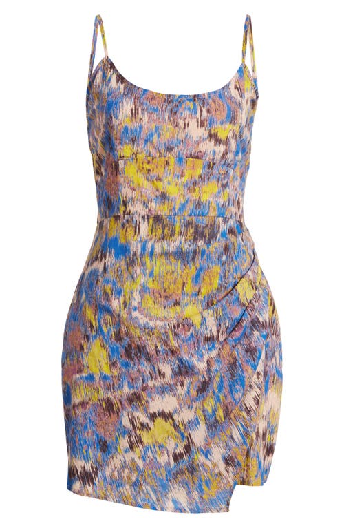 Cleobella Janelle Organic Cotton Voile Minidress In Azucar Print