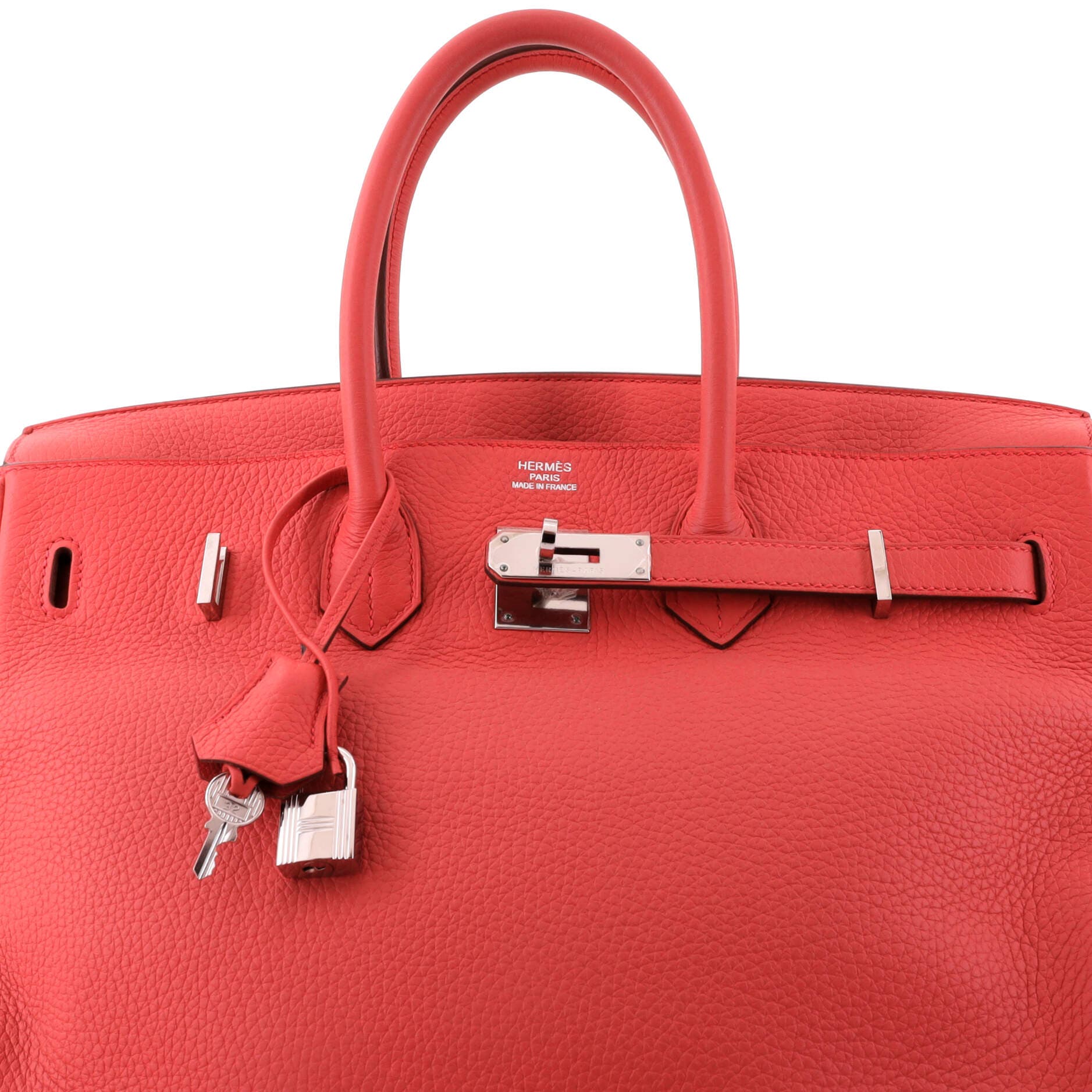 Birkin Handbag Pink Togo with Palladium Hardware 35, Alternate, color, Red