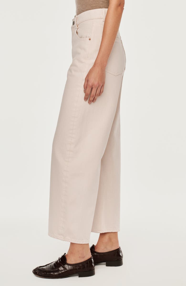 DL1961 Taylor Relaxed High Rise Barrel Jeans, Alternate, color, Flax Vintage