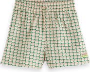 Scotch & Soda Kids' Geo Print Drawstring Shorts