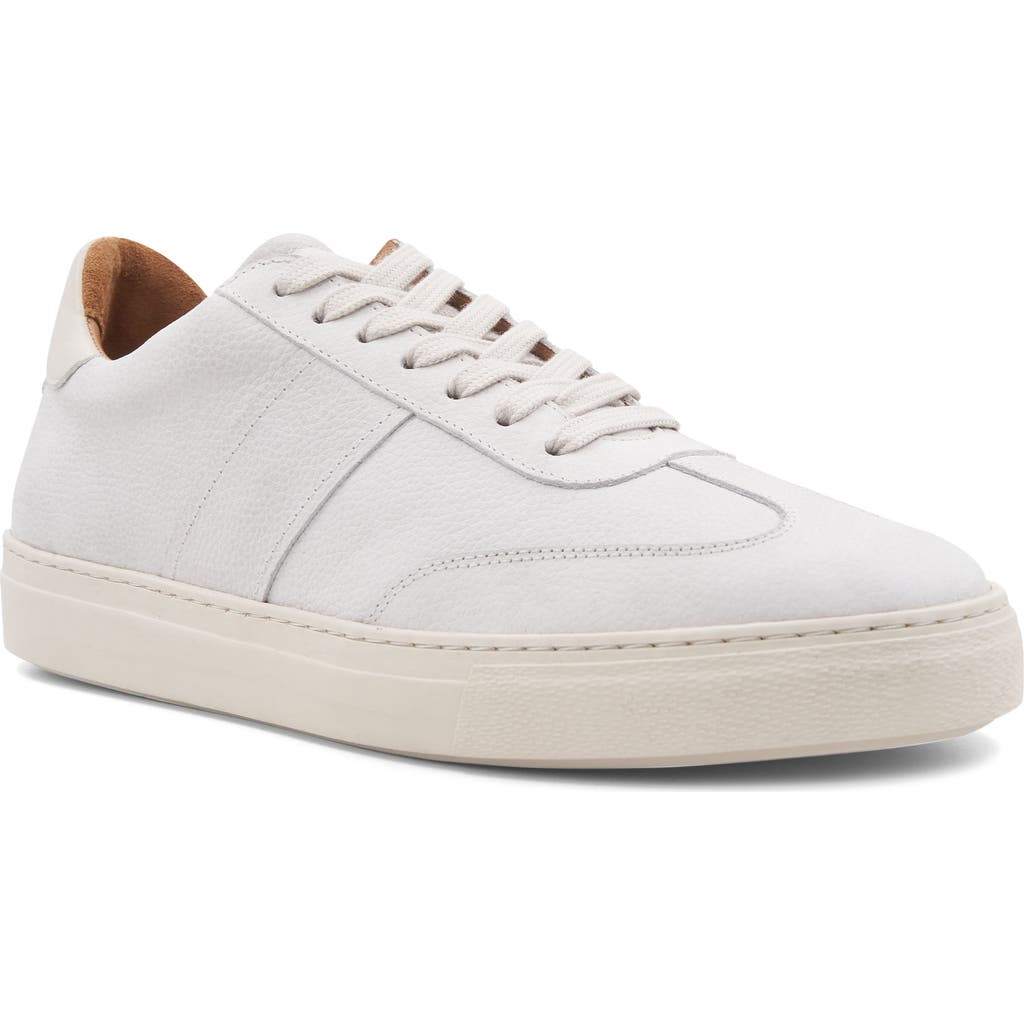 Aquatalia Metro Water Resistant Sneaker In White