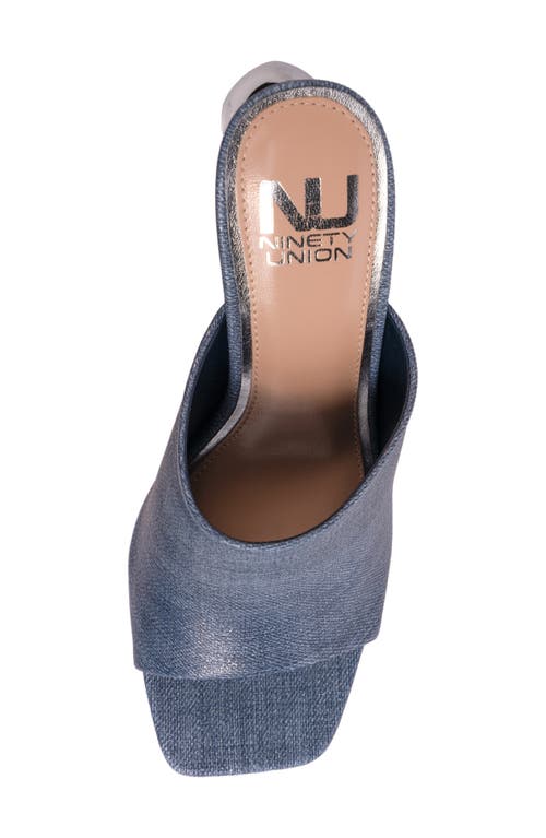 Ninety Union Jloo Slide Pump In Denim